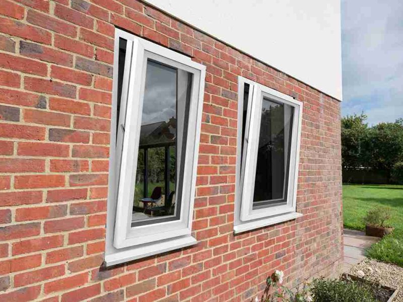 Tilt and turn windows in Wimborne, Dorset.