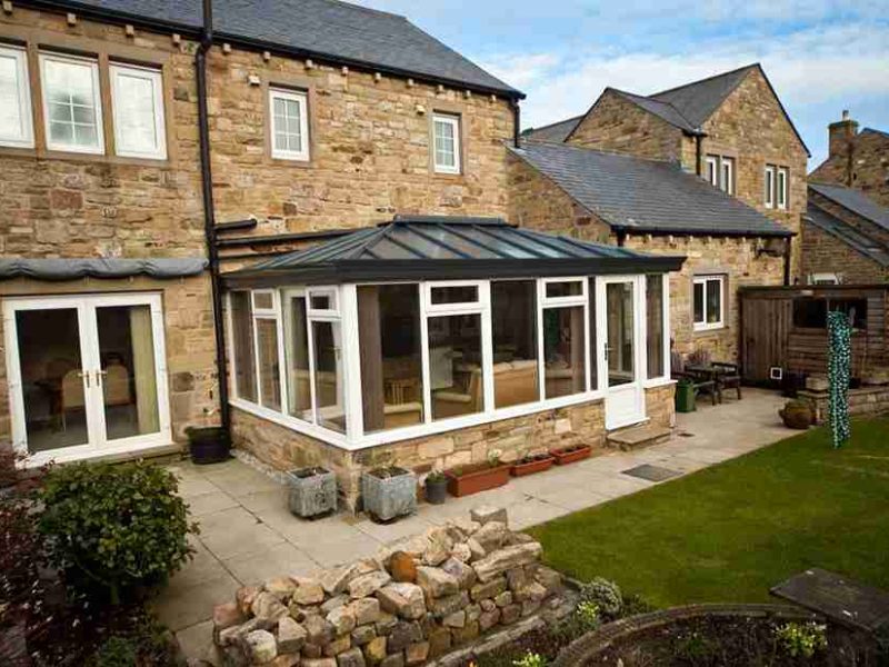 A modern upvc edwardian conservatory for a home in Bournemouth.