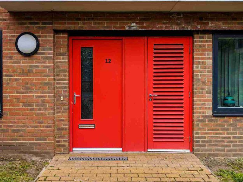 red composite door dorset