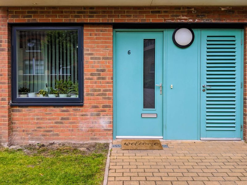 blue composite door wimborne