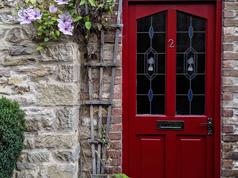 red front door dorset