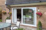 White uPVC patio doors for a home in Bournemouth.