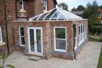 orangery with sliding sash windows