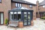 Grey uPVC patio doors in Wimborne.