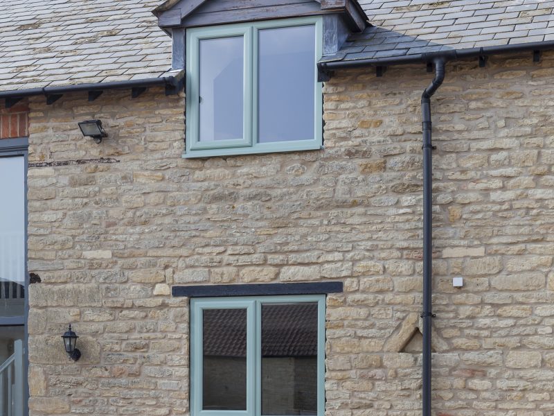 light green upvc windows wimborne