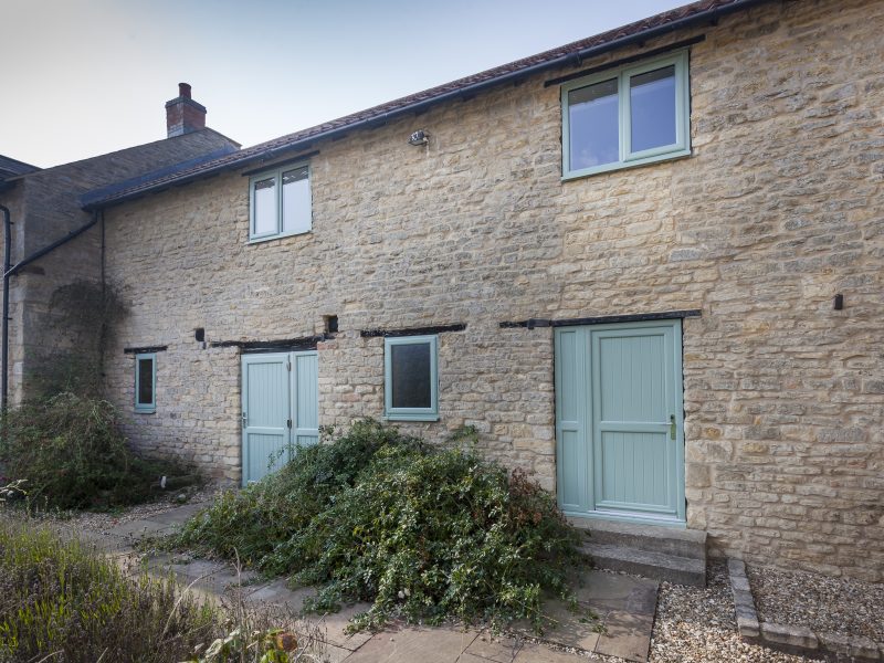 light green back doors devon