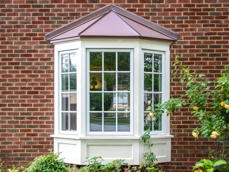 bay window with copper roof devon