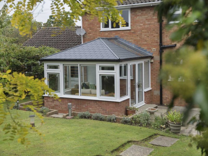 Tiled conservatory roof new milton