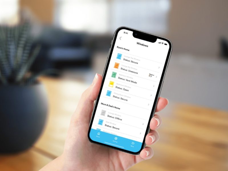 secure windows with Kubu smart system