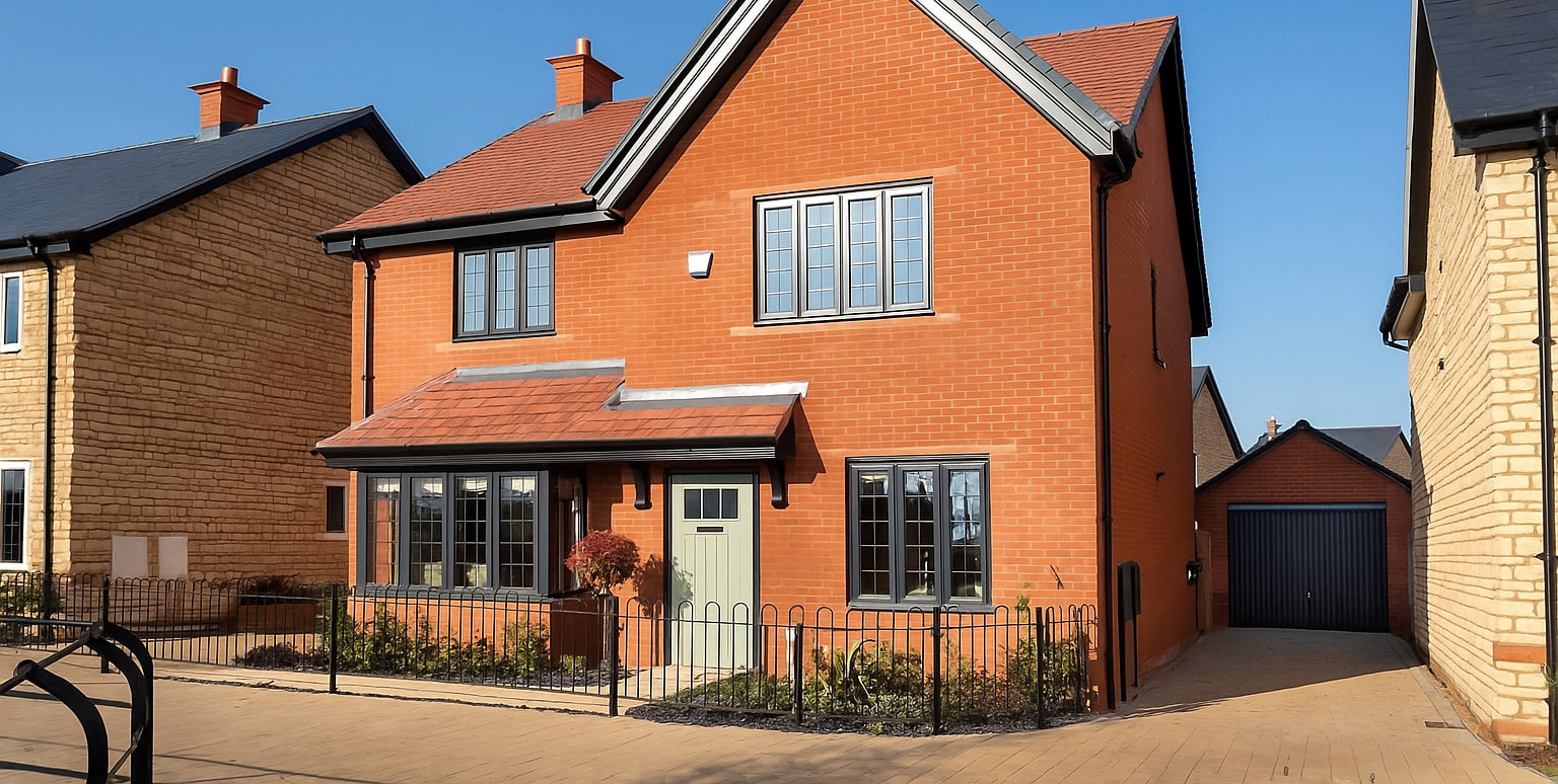 New house build in Dorset.