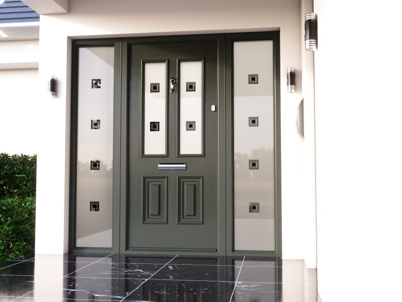 Green Palladio Door