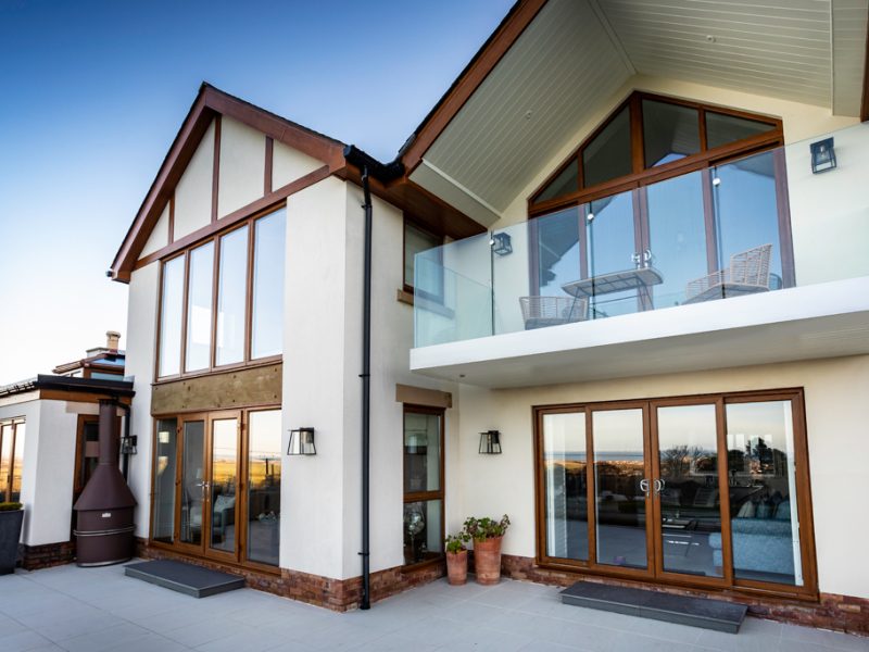 Grey uPVC patio doors in Wimborne.