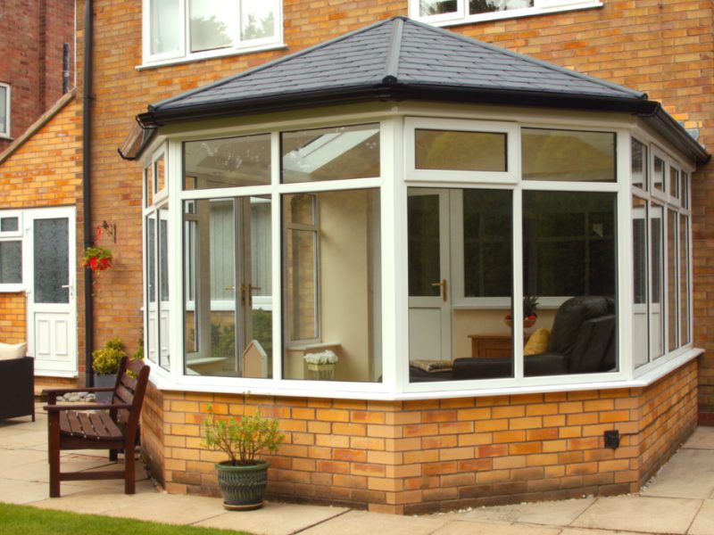 A victorian conservatory for a home in Bournemouth.